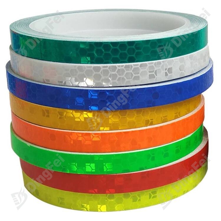 PVC Honeycomb Reflective Car Warning Tape - 